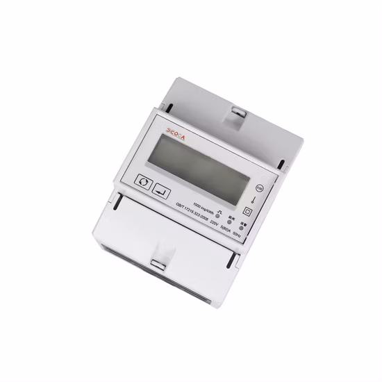 Tuya 単相ワイヤレス インテリジェント デジタル エネルギー メーター (DIN レール Dac4121c)