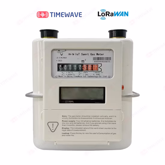 Lorawan ワイヤレス アルミニウム スチール ケース スマート G2.5 ガス メーター